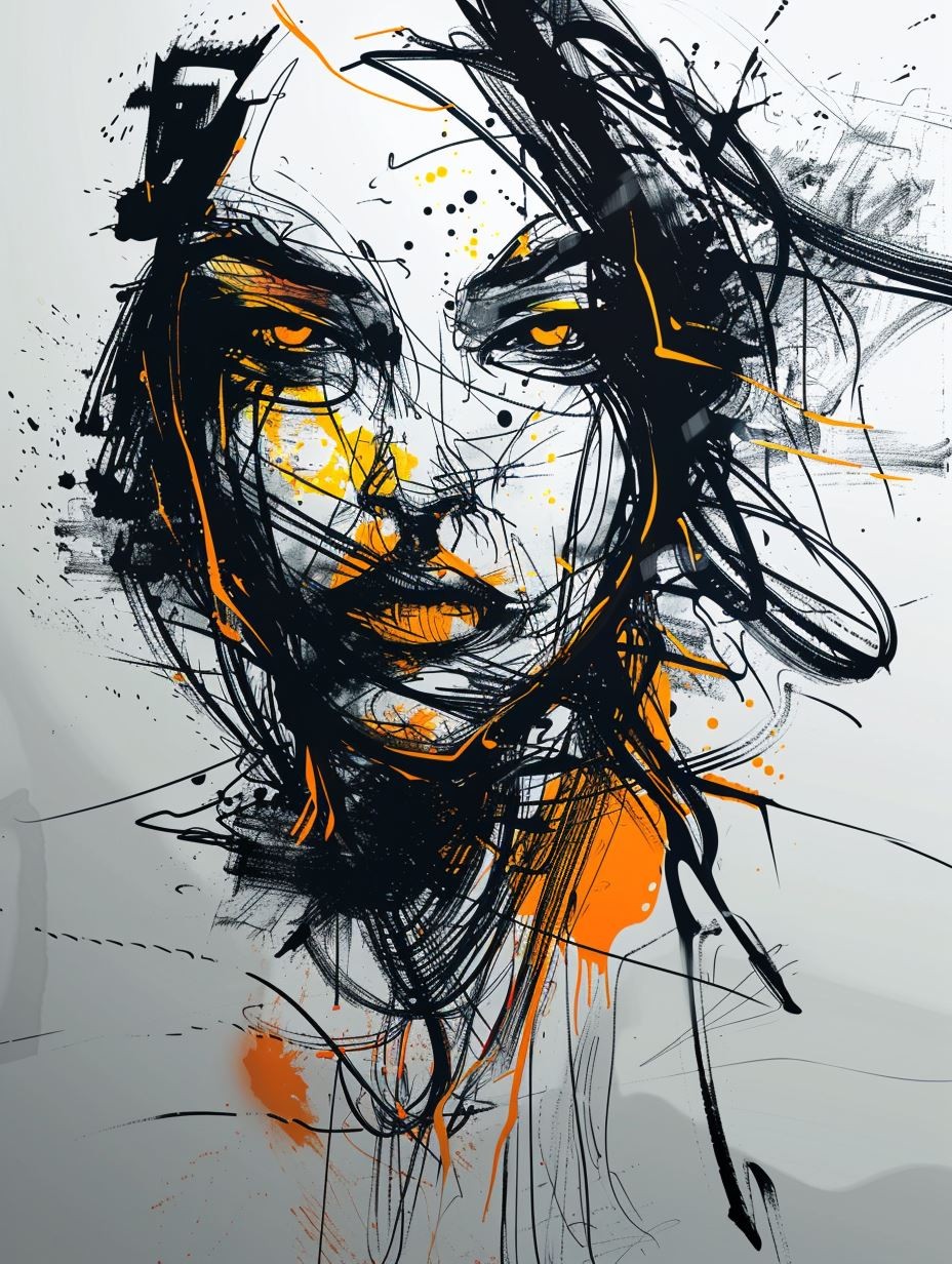 Amber Chaos Portrait - Image 4