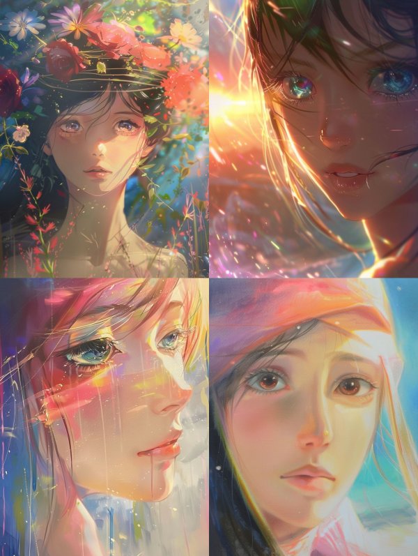 Ethereal Visions of Digital Beauty