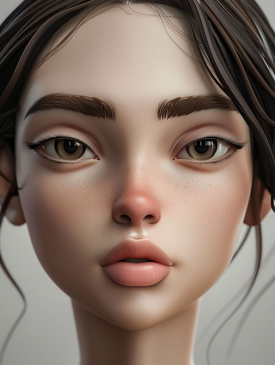 Digital Portraits of Ethereal AI Women - Image 3