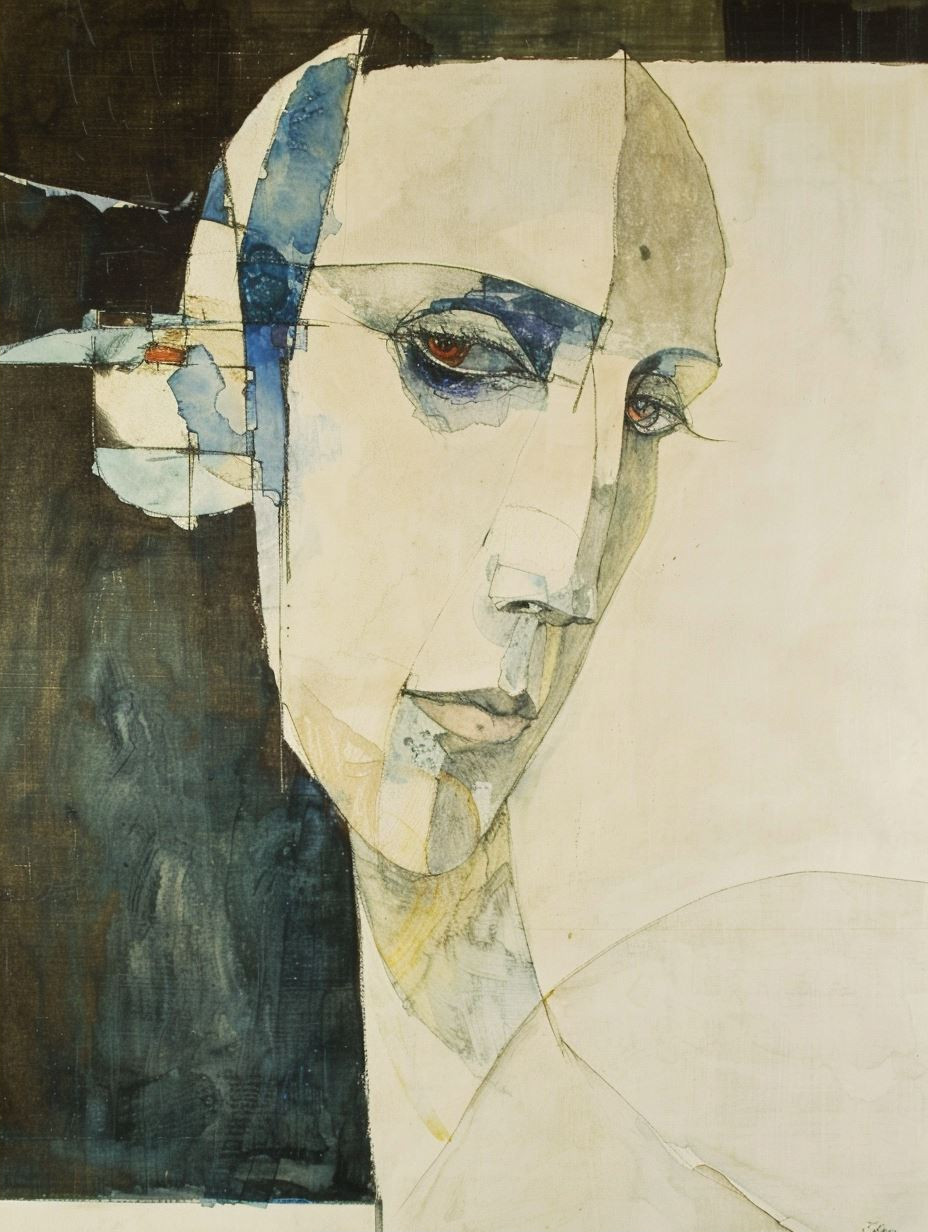 Fragmented Souls in Watercolor - Image 2
