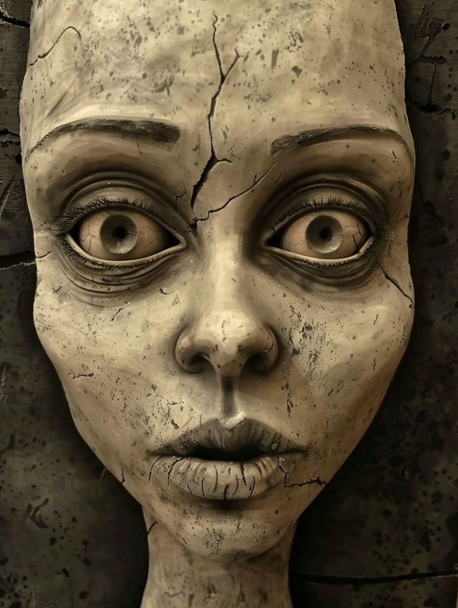 Fractured Porcelain Soul Portraits - Image 3