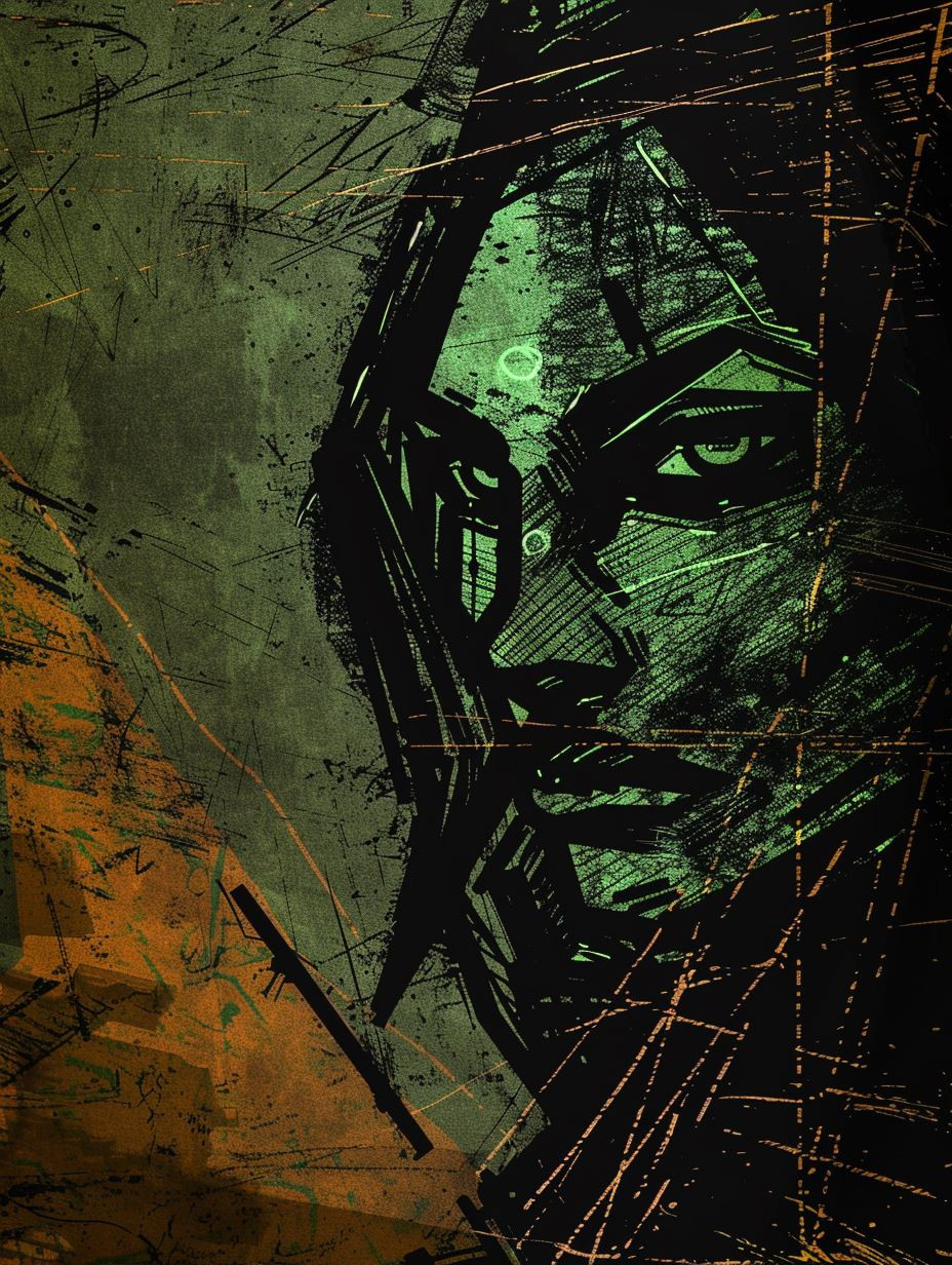 Cybernetic Soul in Gritty Green - Image 1