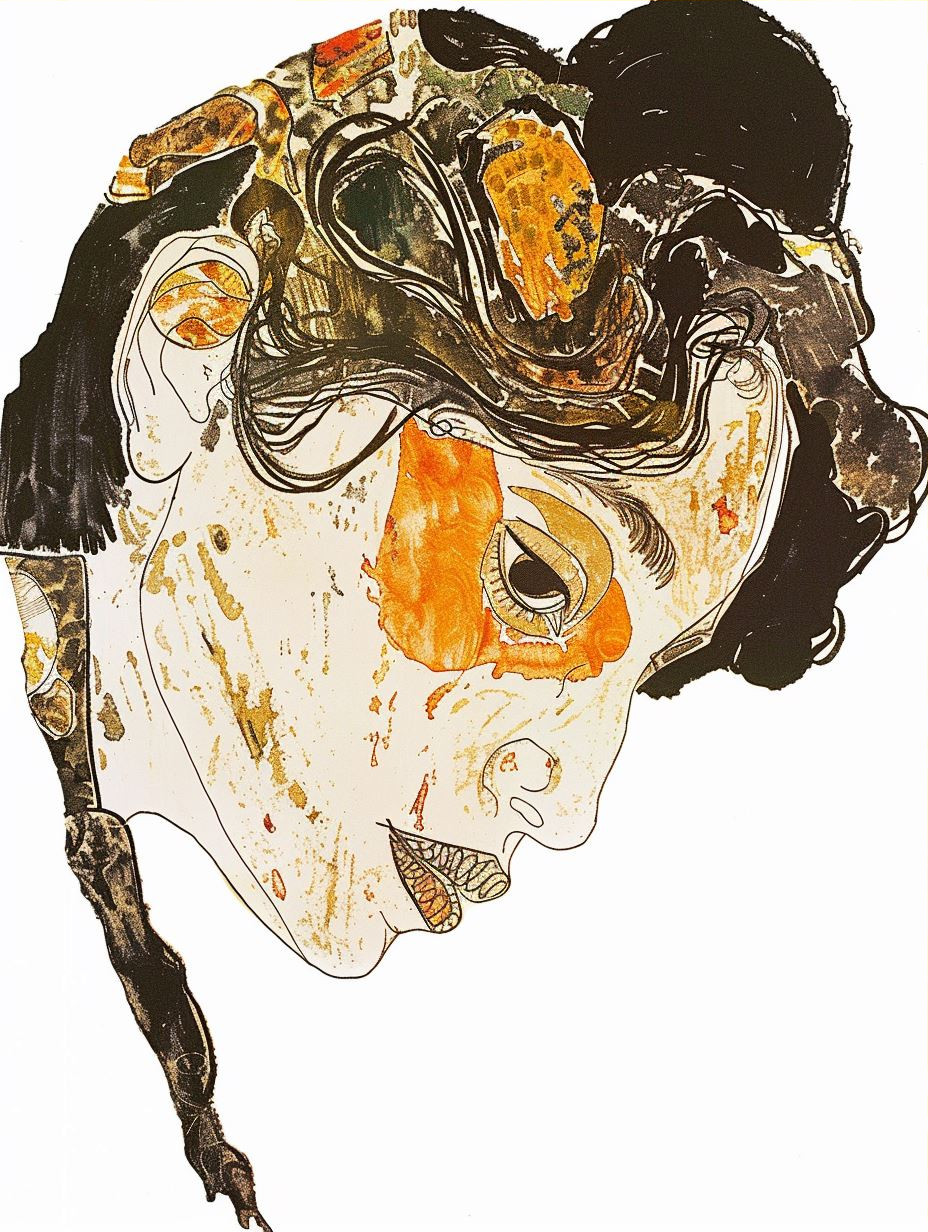 Abstract Golden Ethereal Portraits - Image 3