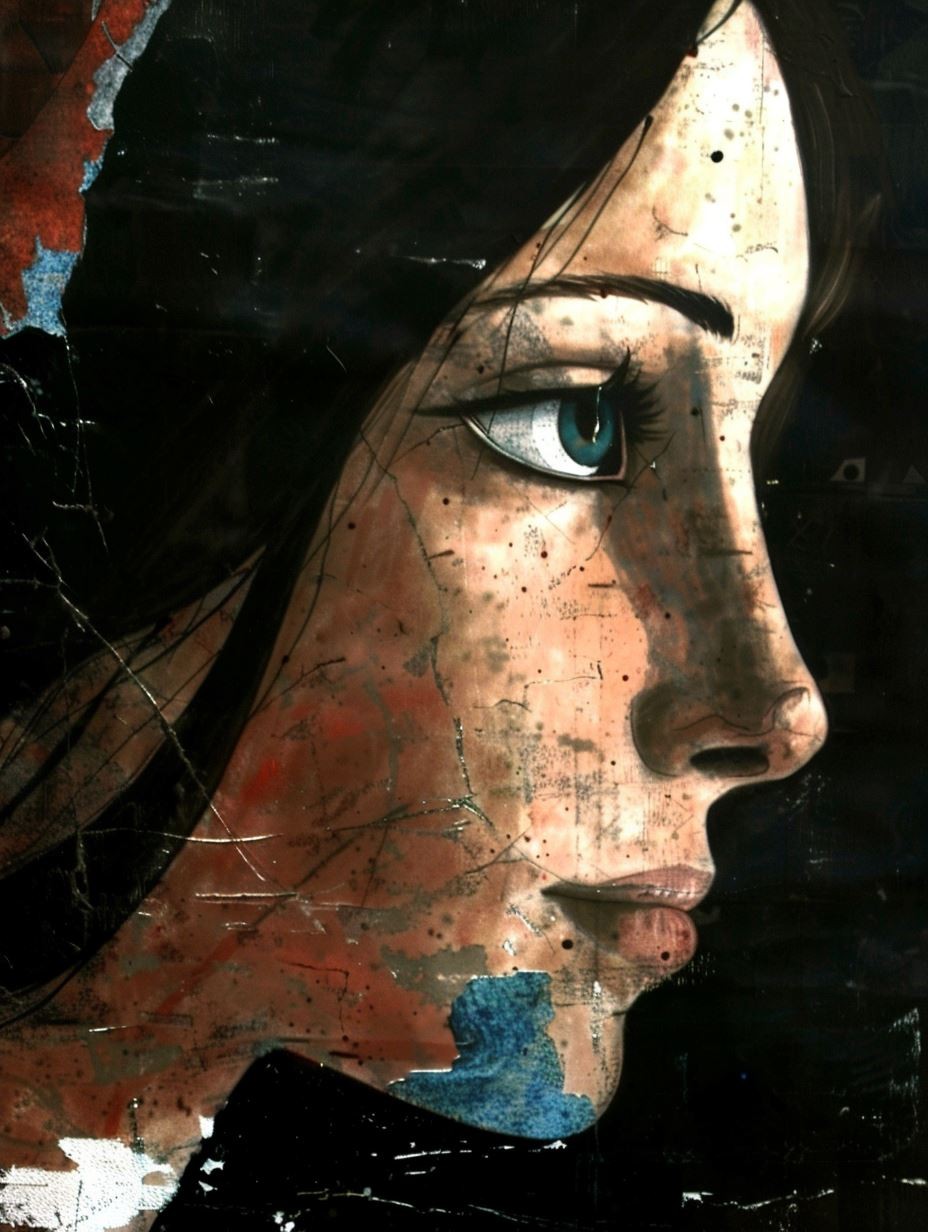 Fragmented Gazes: A Study in Blue - Image 2