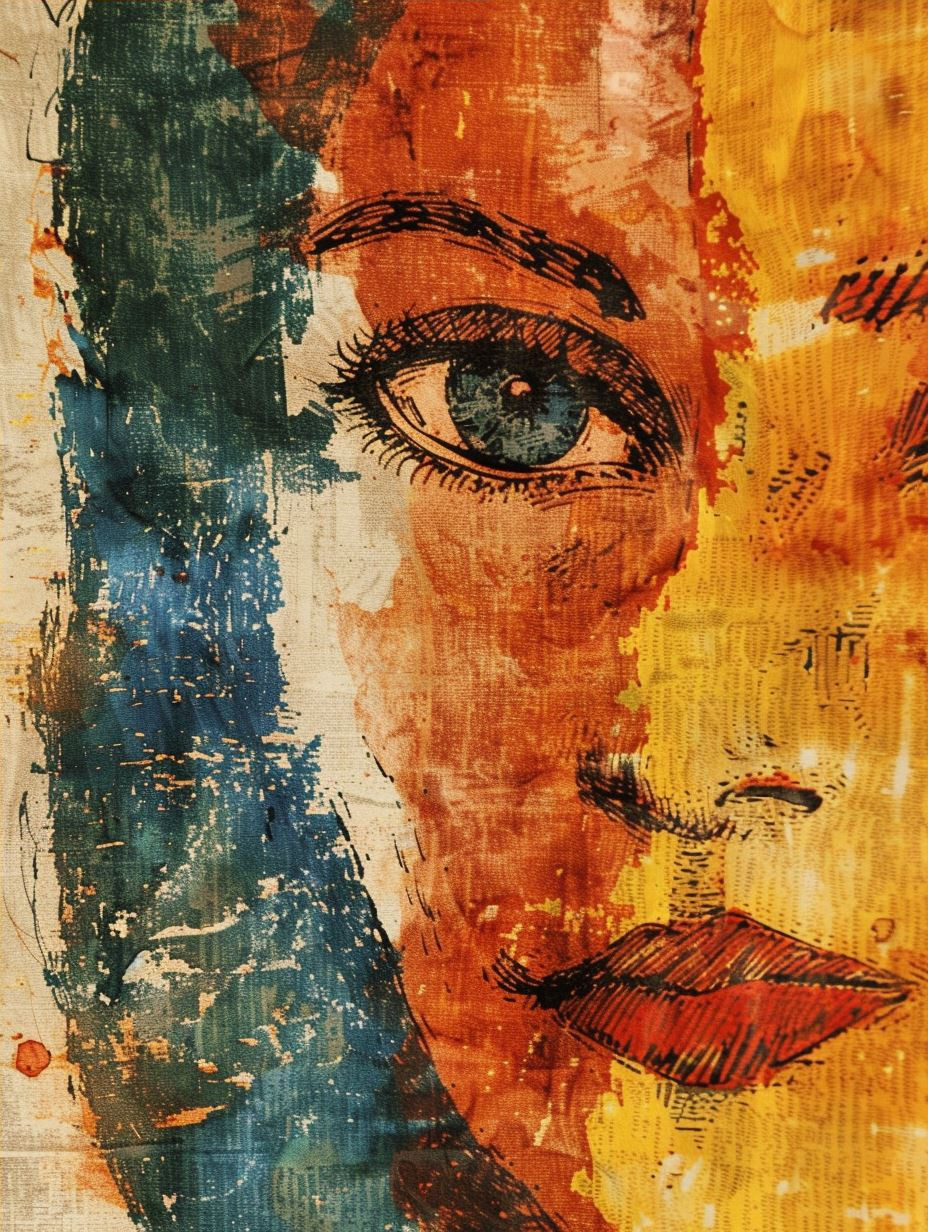 Rustic Ochre Portrait Study - Image 4