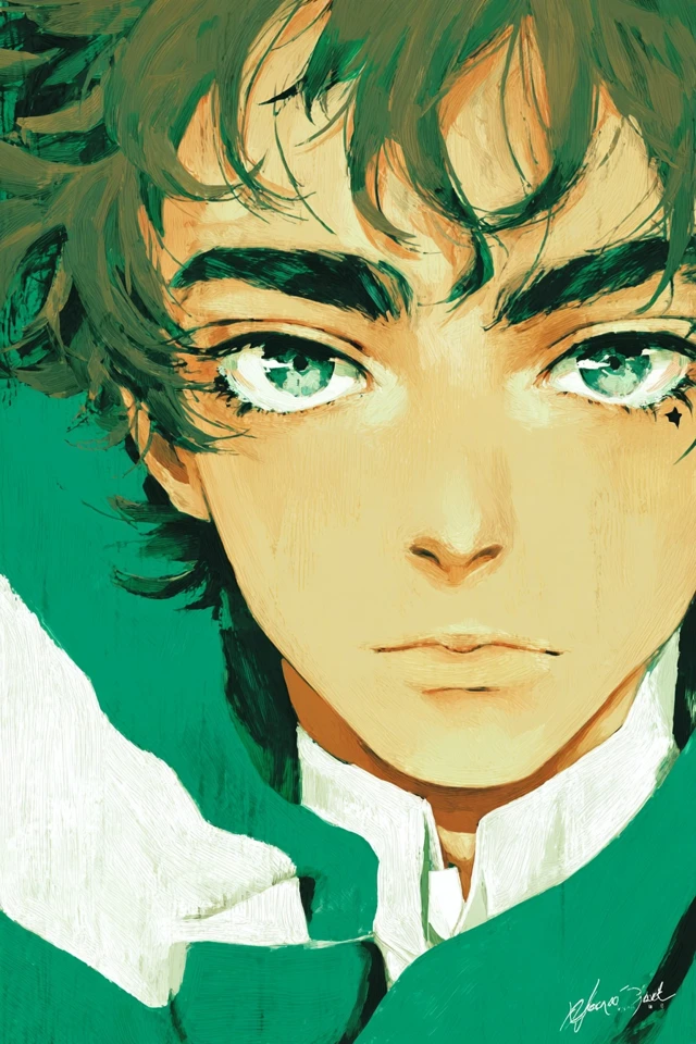 Emerald Gaze Portrait - Image 1