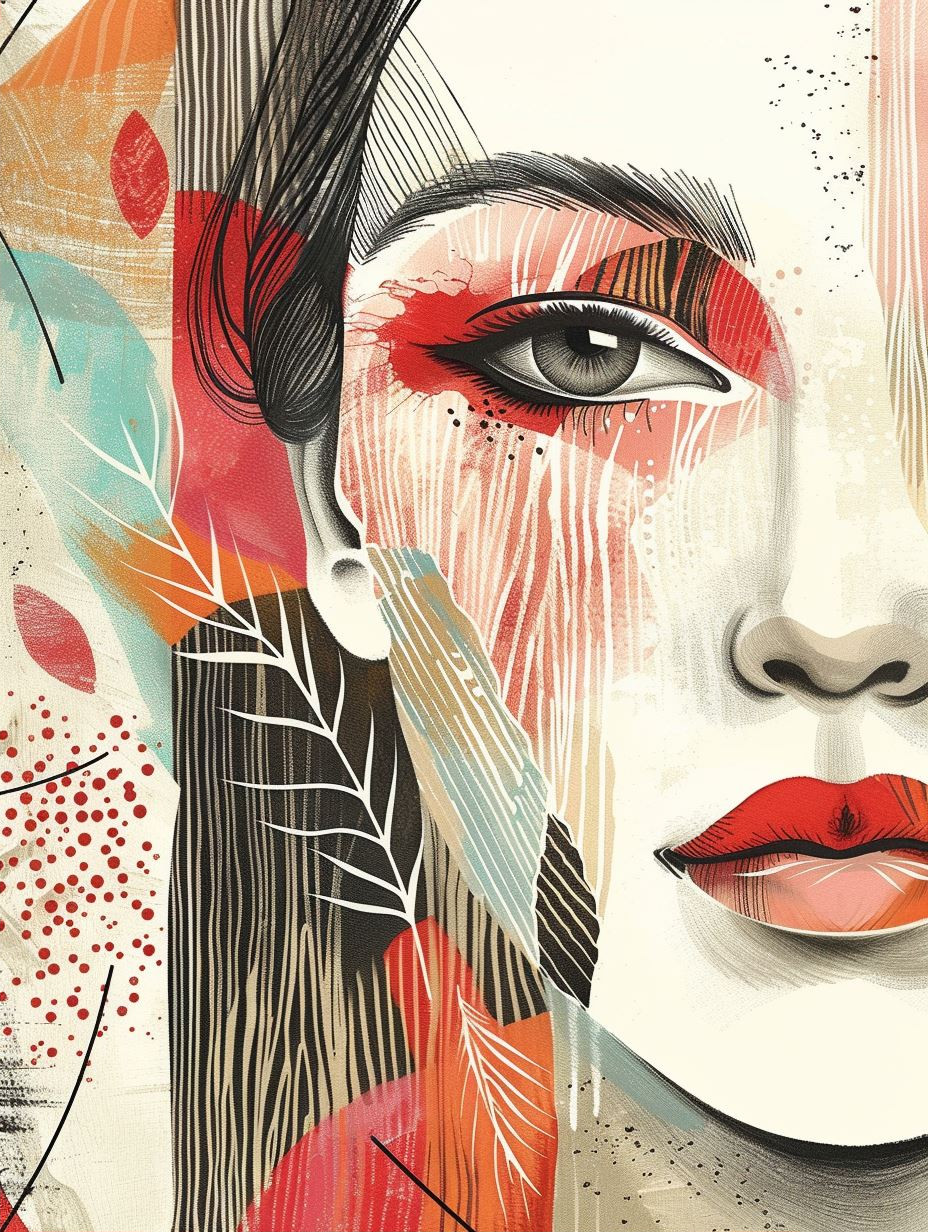 Abstract Ethereal Feminine Portraits - Image 2
