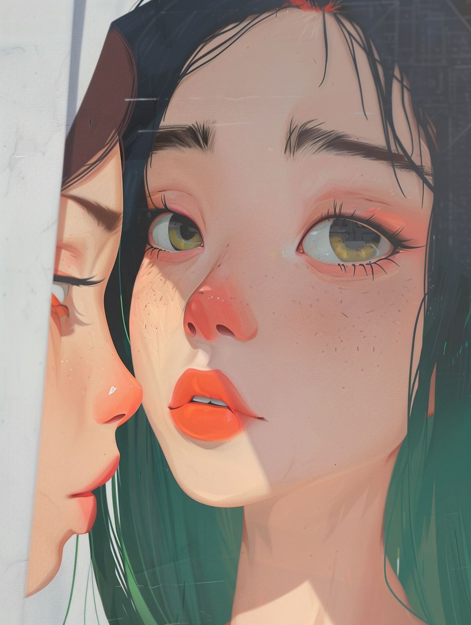Ethereal Gazes: Anime Portrait Collection - Image 4