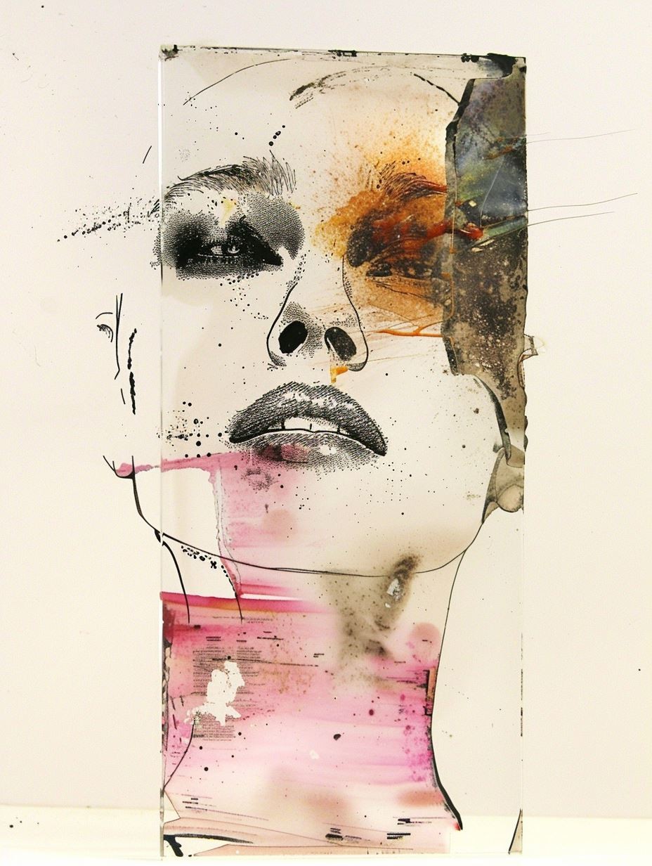 Abstract Fragmented Portrait Study - Image 4