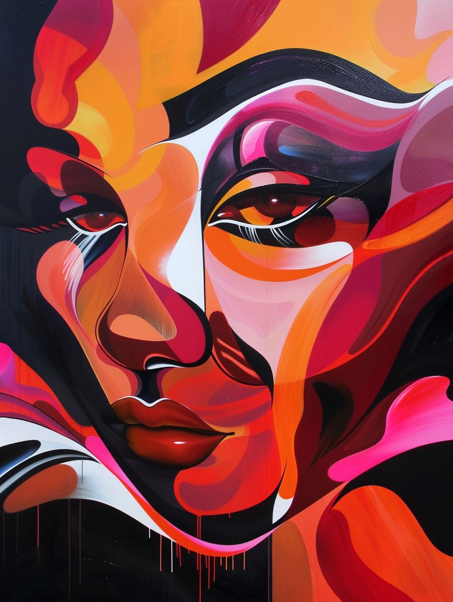 Crimson Fluidity - Image 1