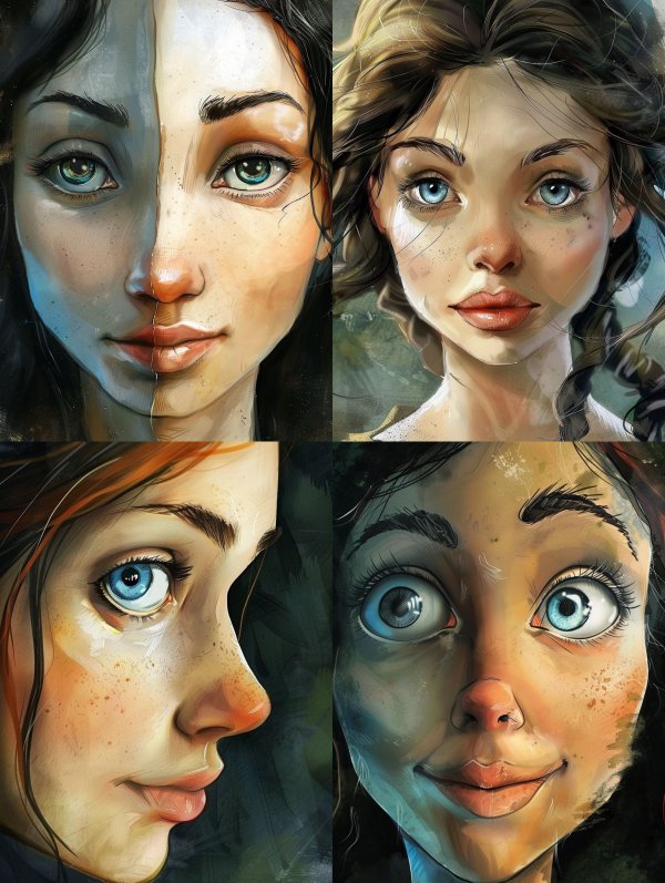 Faces of Ethereal Wonder