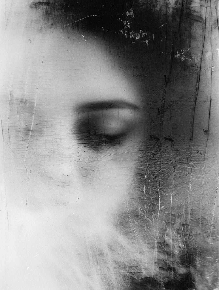 Ghostly Echoes in Monochrome - Image 1