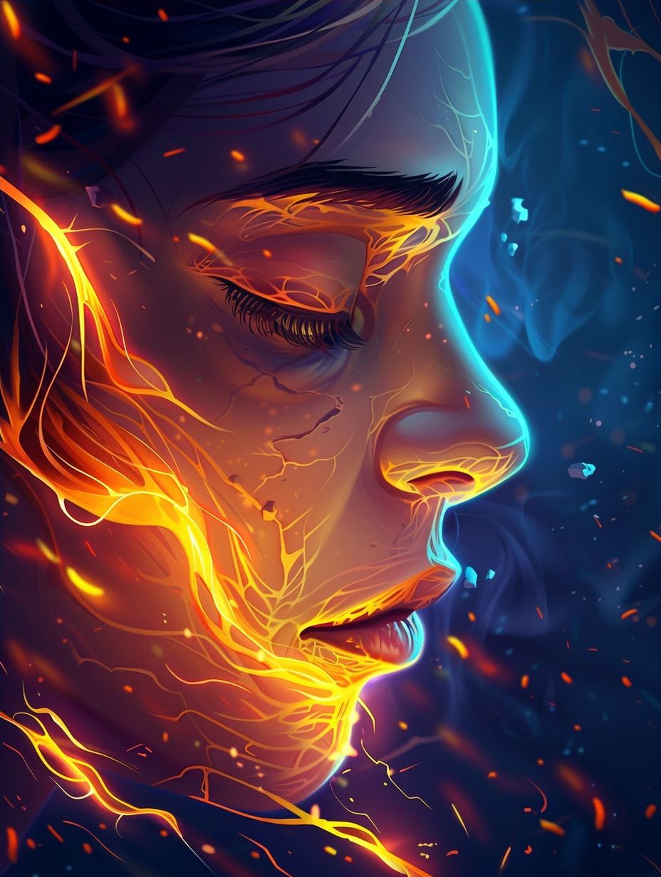 Neon Glow Ethereal Portrait - Image 4