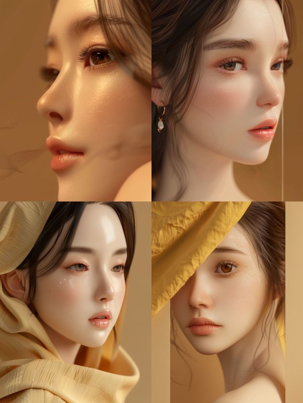 Ethereal Glow: A Study in Radiant Beauty