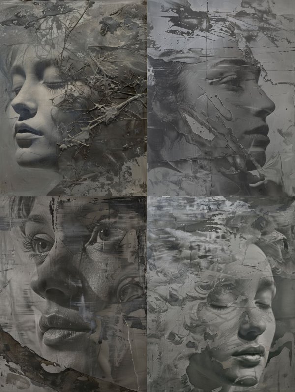 Fragmented Echoes of the Monochromatic Soul