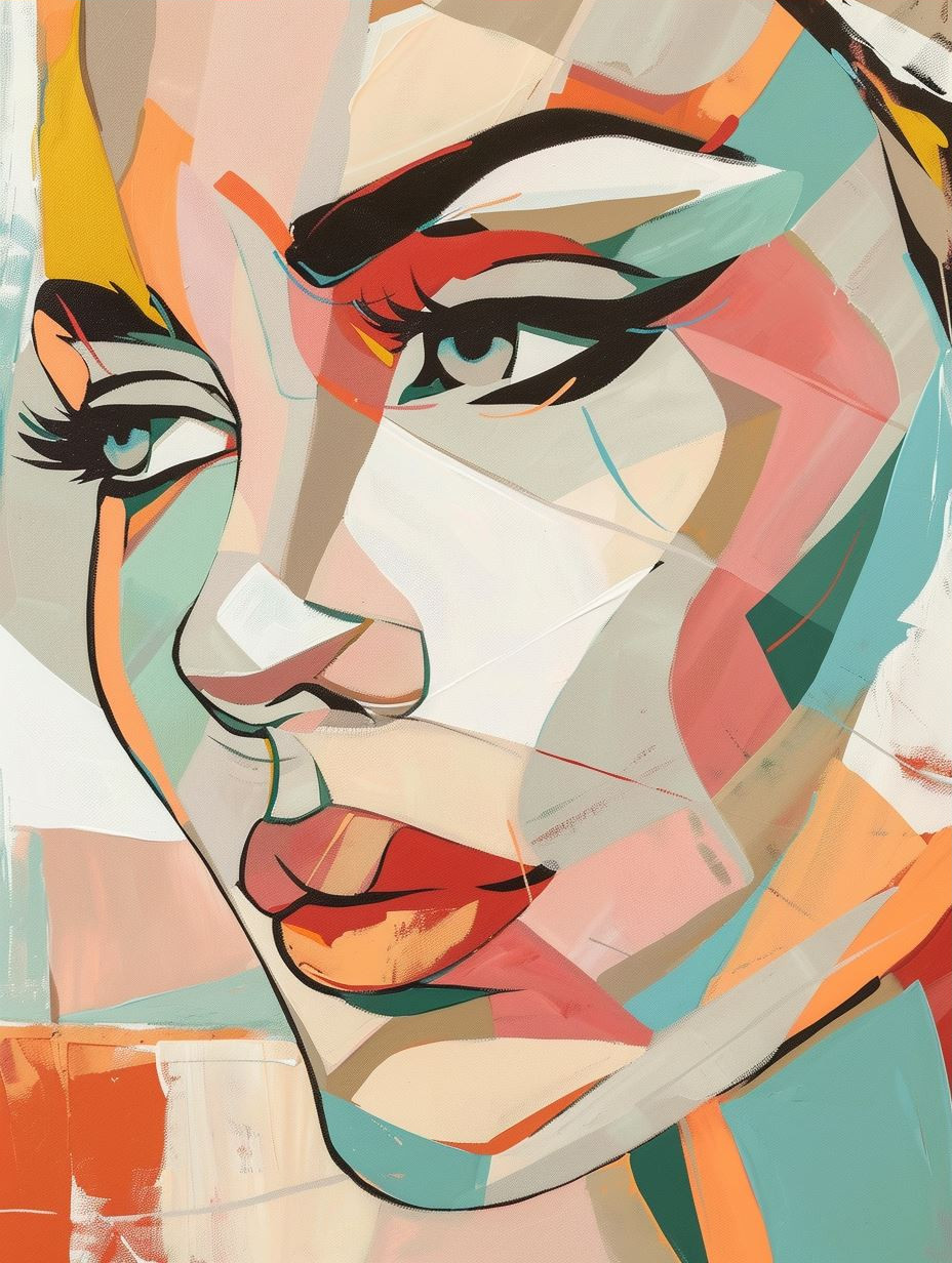 Fragmented Beauty: A Study in Color - Image 3