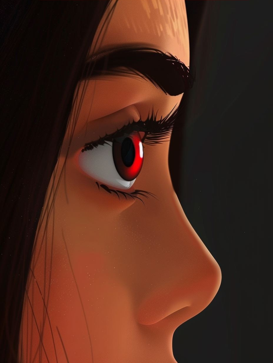 Emotional Echoes: A Digital Portrait Study - Image 3