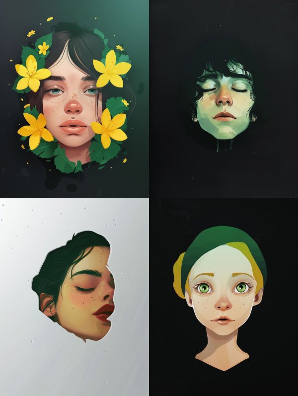Floral Dream Portrait 2