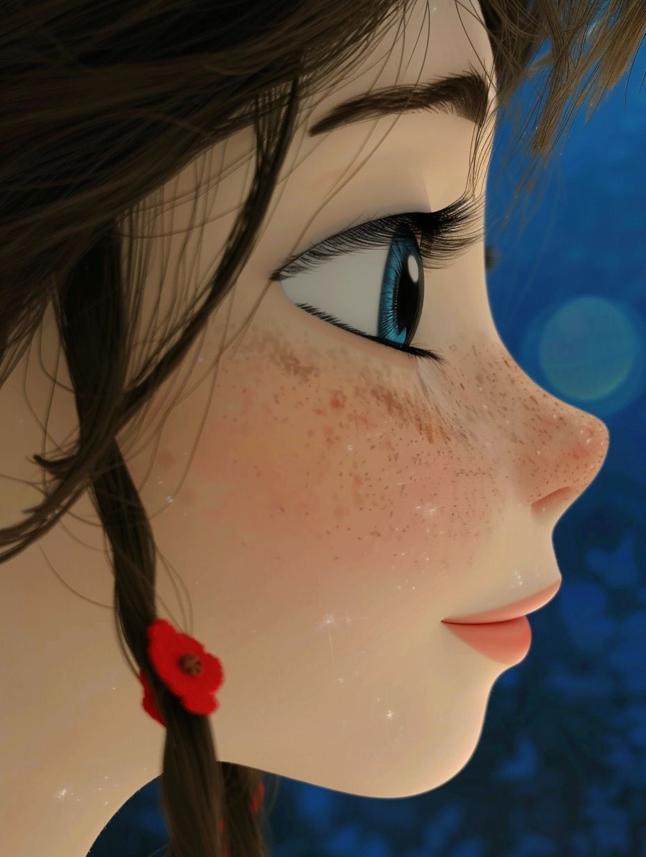 Ethereal Dream of Red Silk - Image 3