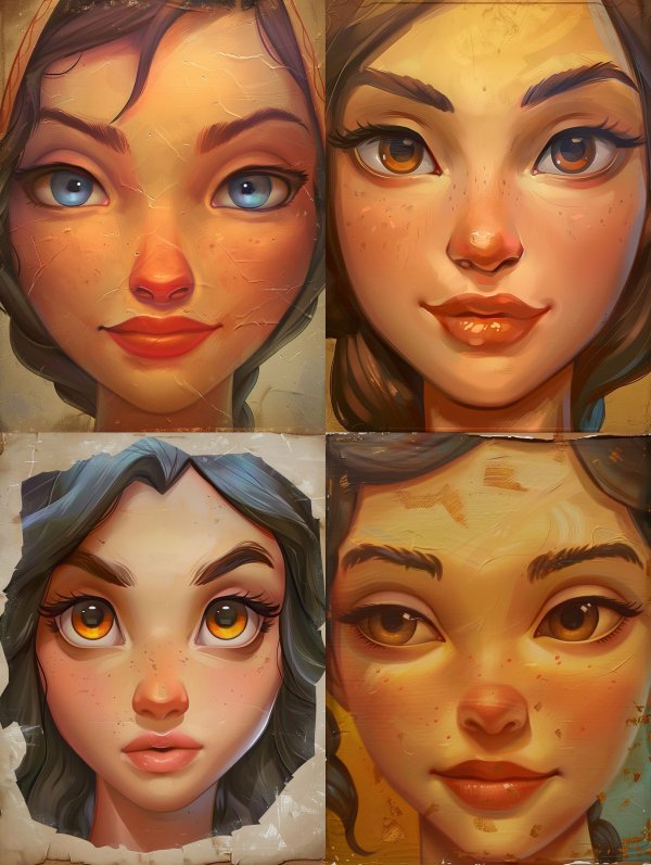 Stylized Digital Portraiture Study