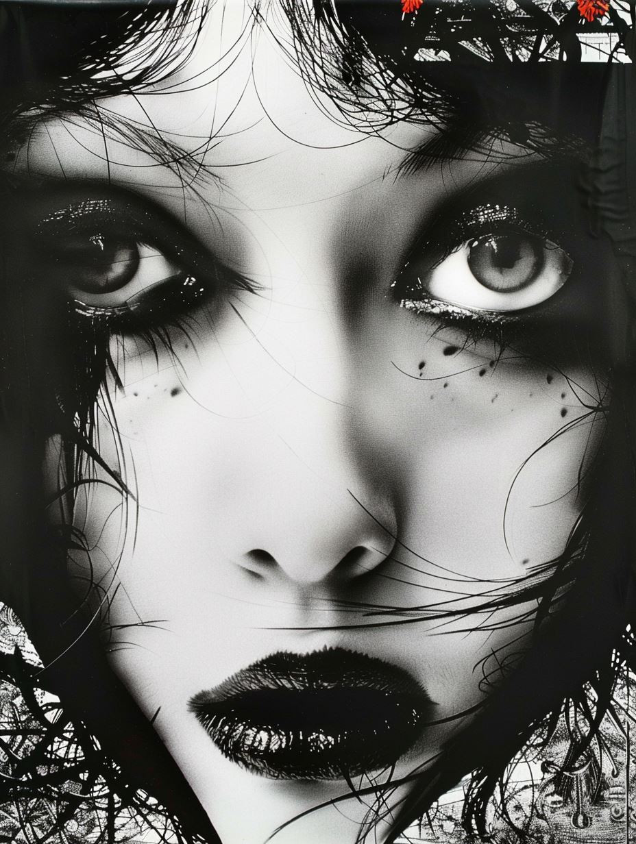 Dramatic Monochrome Portrait Study - Image 2