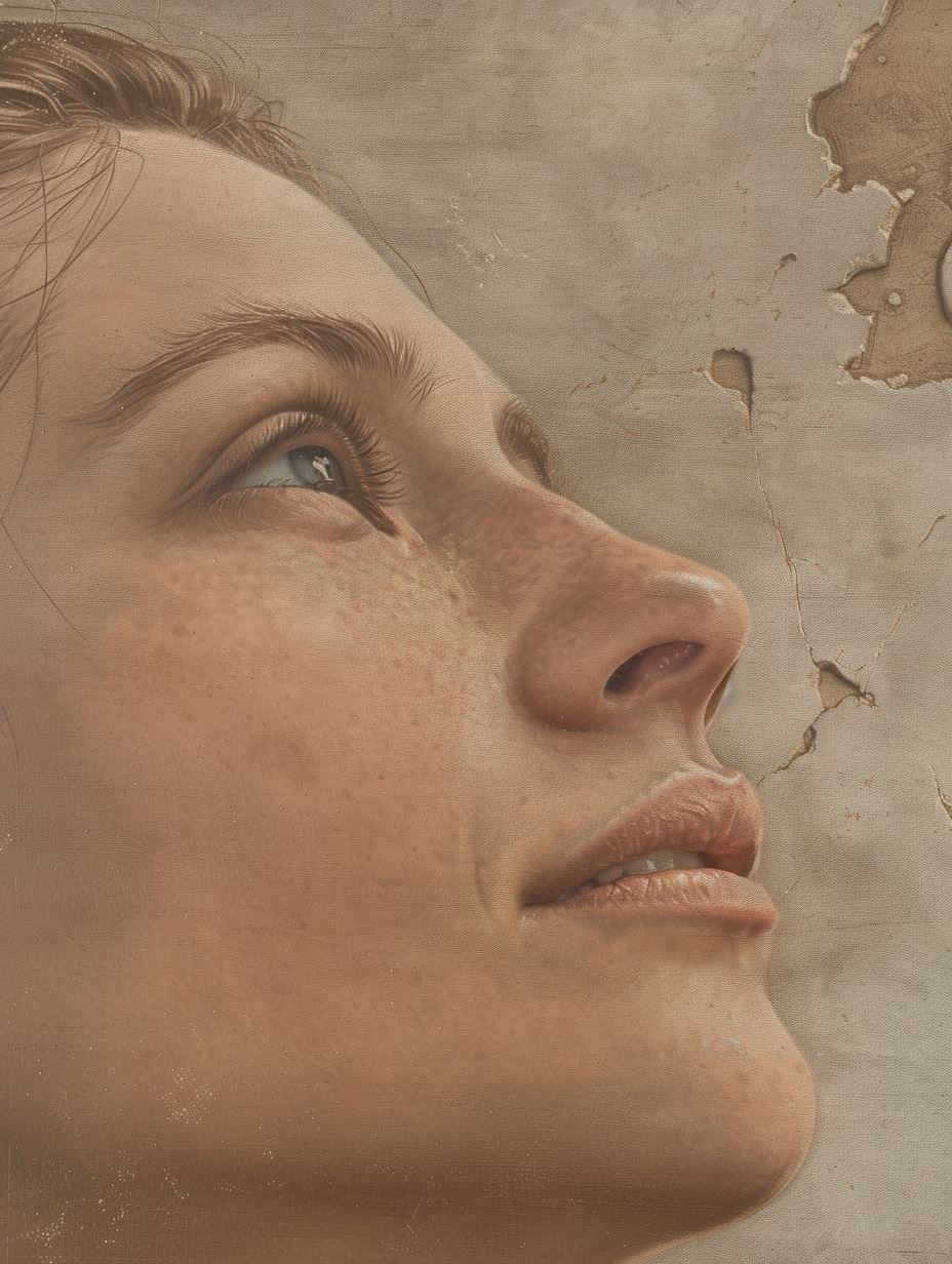 Ethereal Gazes in Soft Pastel - Image 1