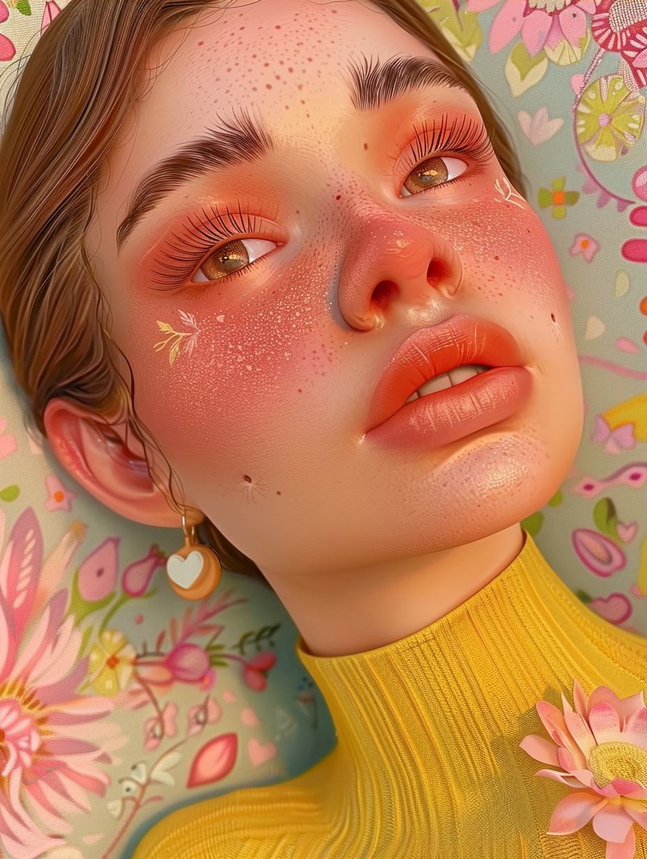 Surreal Beauty: A Study in Digital Portraits - Image 3