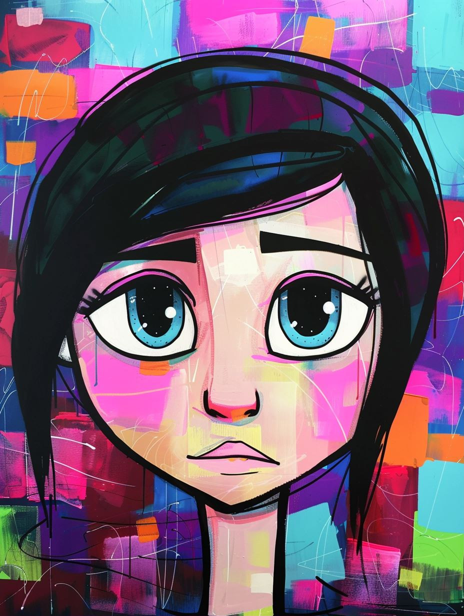 Stylized Modern Digital Portraits - Image 1