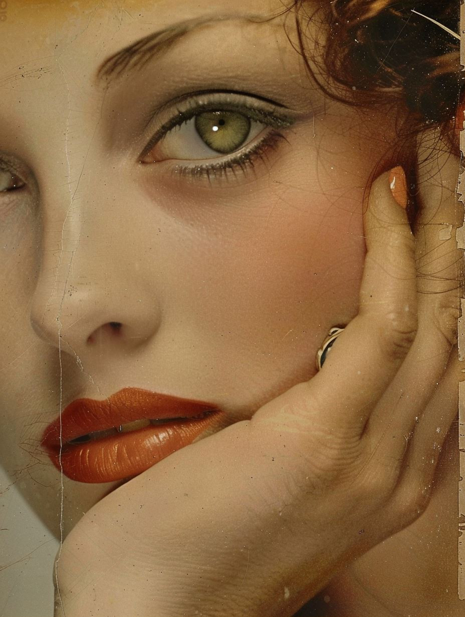 Fragmented Beauty: A Study in Gaze - Image 1