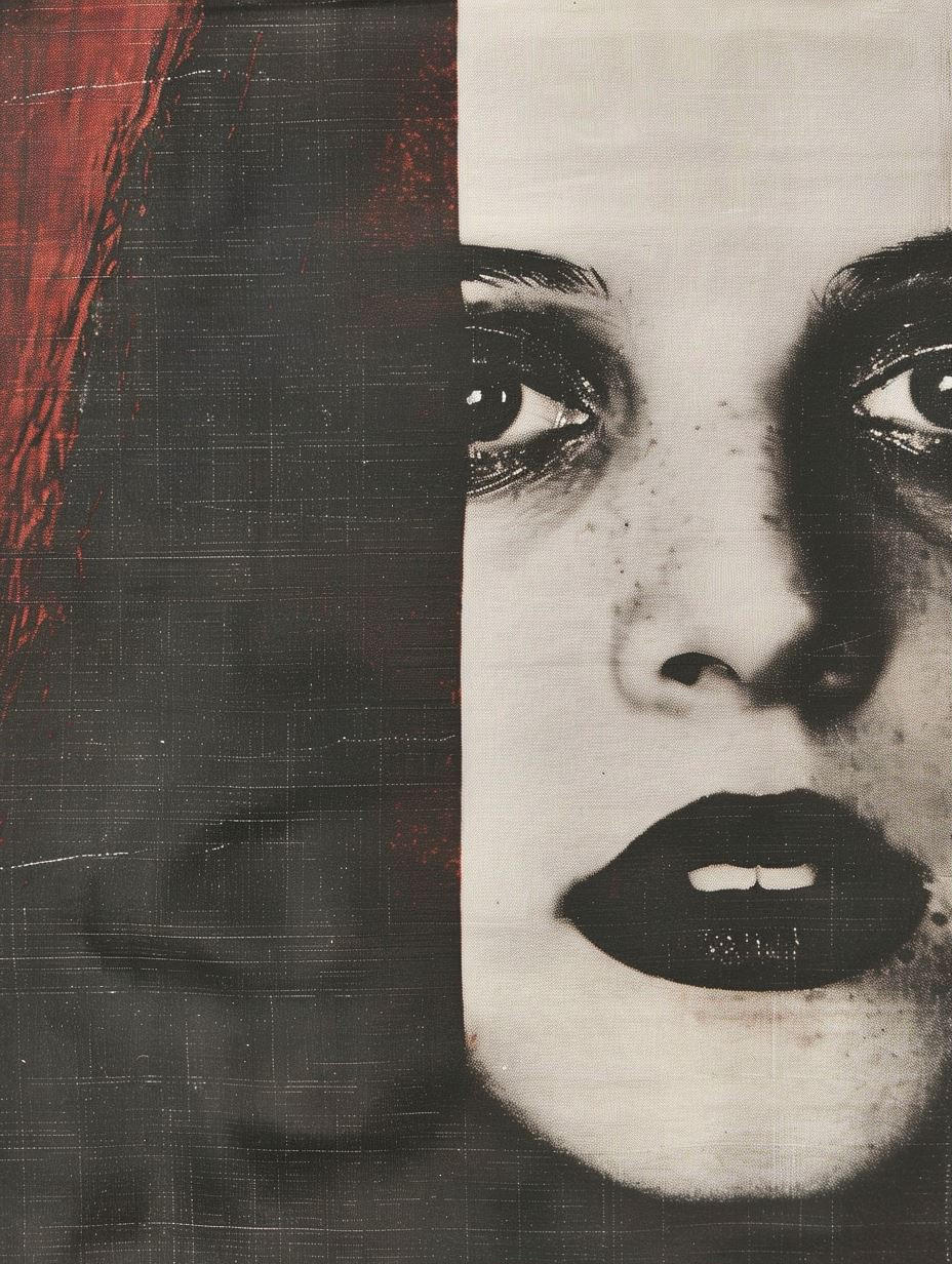 Fragmented Shadows of Feminine Grace - Image 1