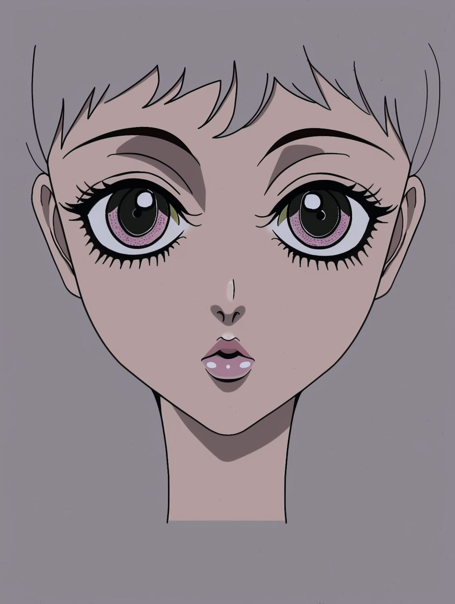 Ethereal Gaze: Anime Portrait Study - Image 4