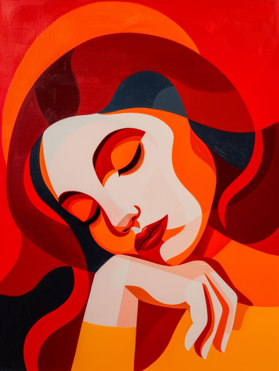 Vibrant Modern Portraiture Fusion - Image 3