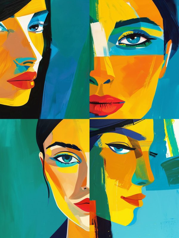 Prismatic Visions of a Woman