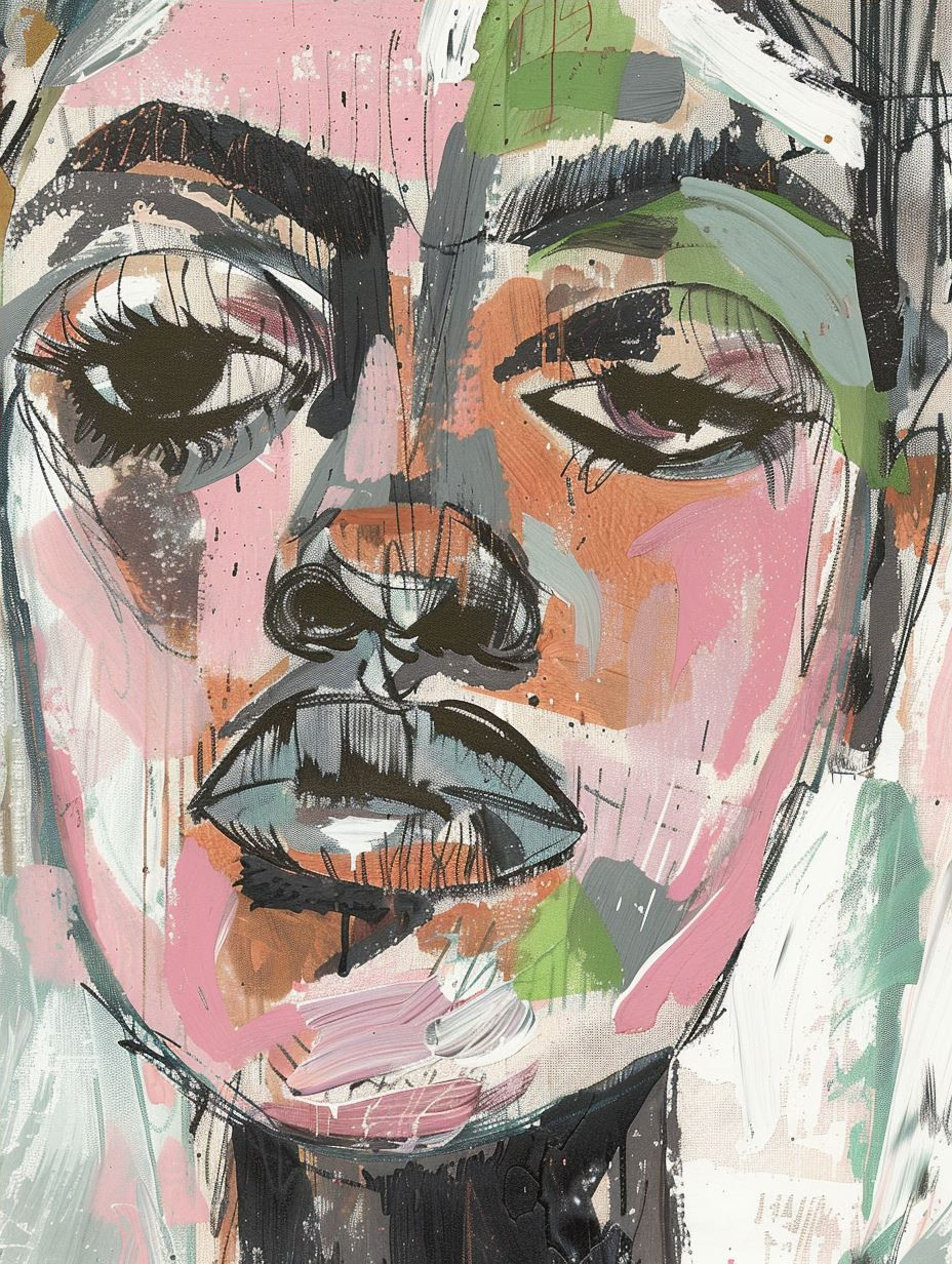Faces of Emotion Abstract Portraiture - Image 4