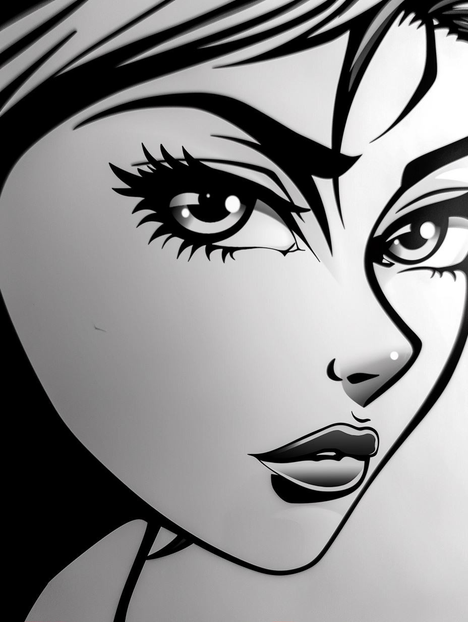 Dual Tone Noir Portrait - Image 2