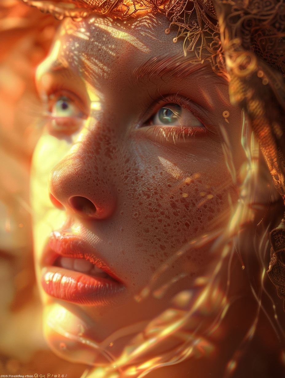 Gilded Ethereal Golden Visage - Image 3