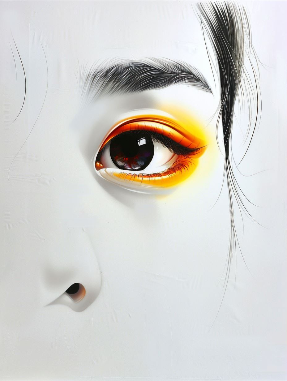 Golden Gaze Minimalism - Image 1