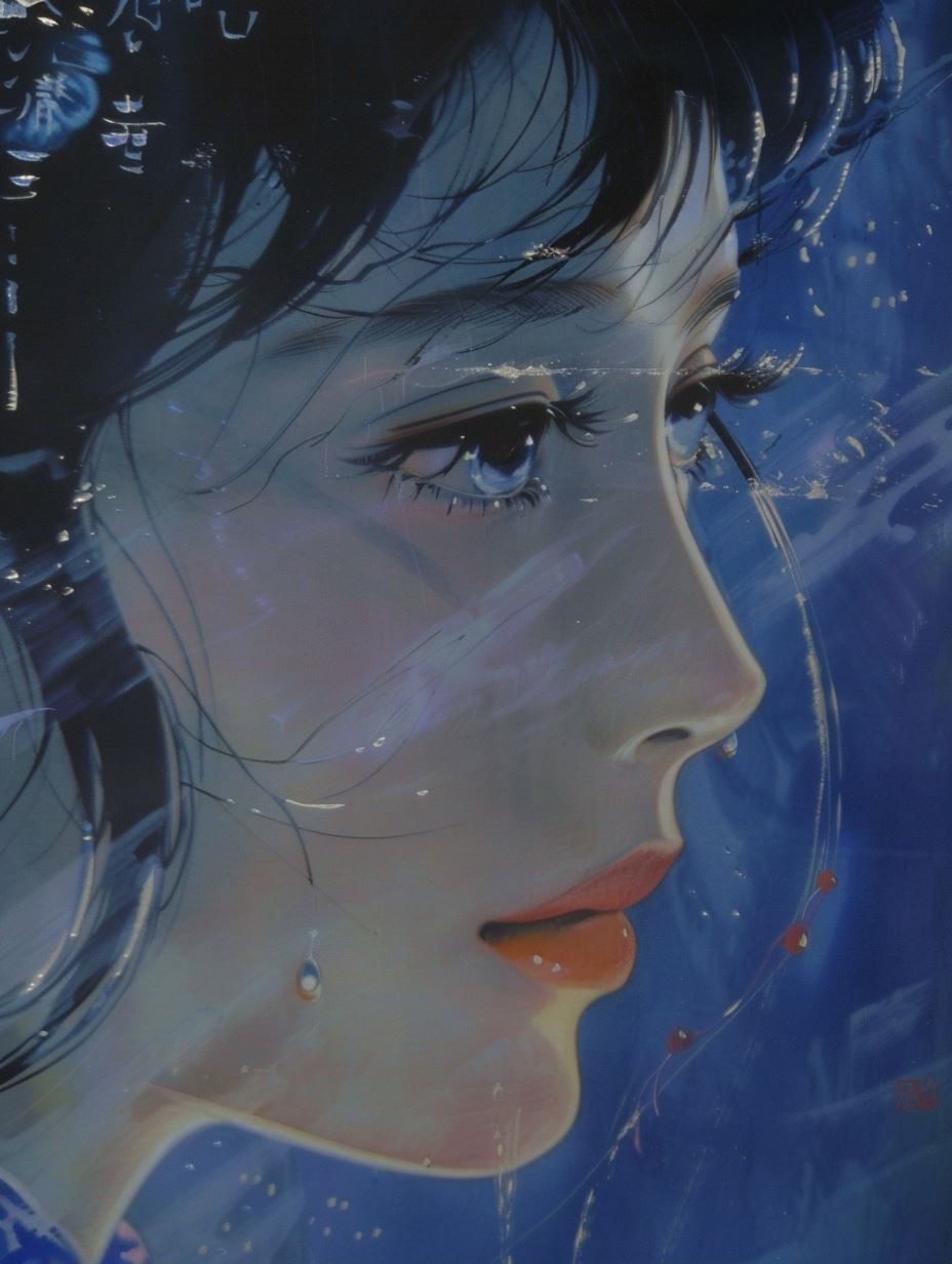 Prismatic Blue Ethereal Glow - Image 2