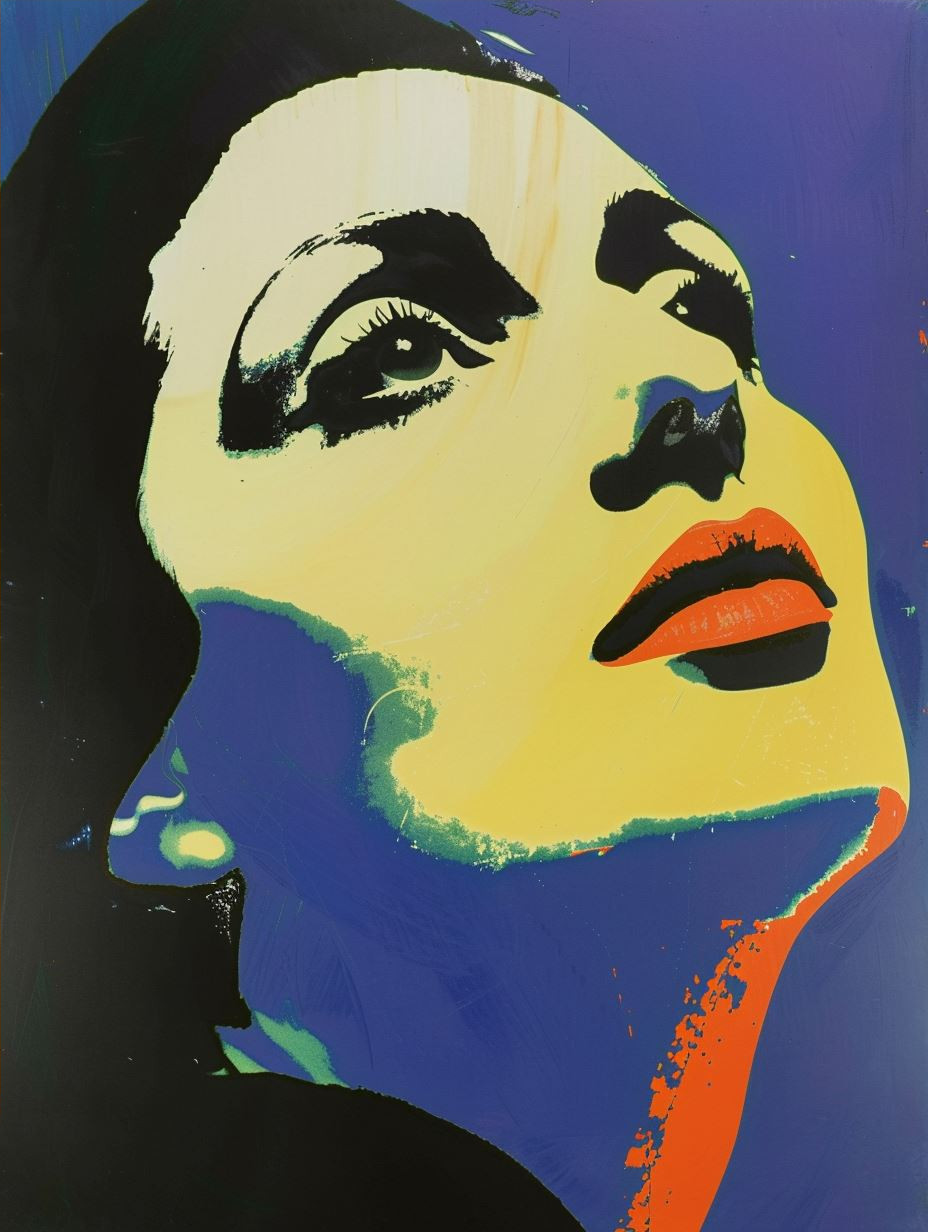 Vibrant Pop Art Portrait Grid - Image 4