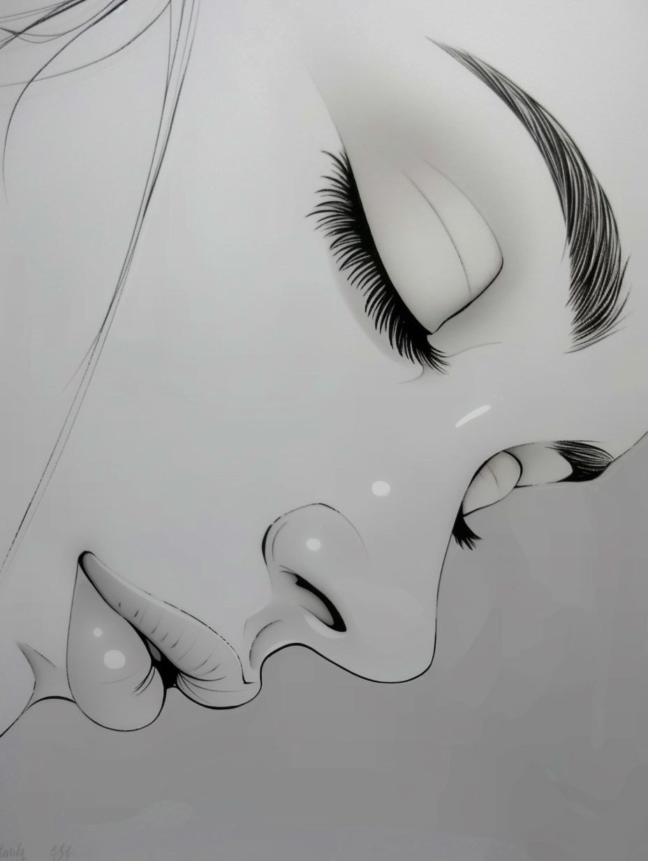 Ethereal Gaze: Digital Portrait Studies - Image 2