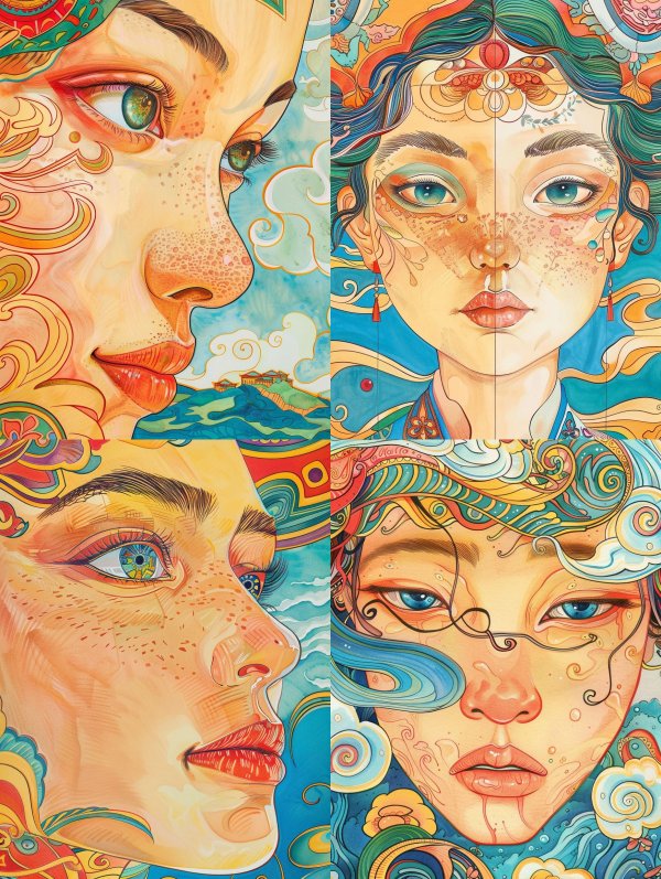 Vibrant Visions of Ethereal Beauty