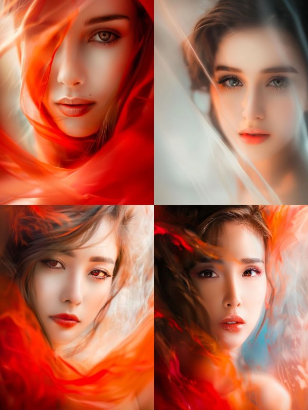 Ethereal Portraits in Swirling Mist