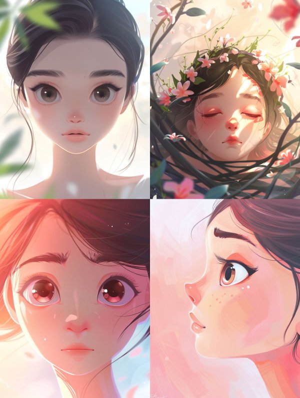 Ethereal Visions of Digital Anime Art