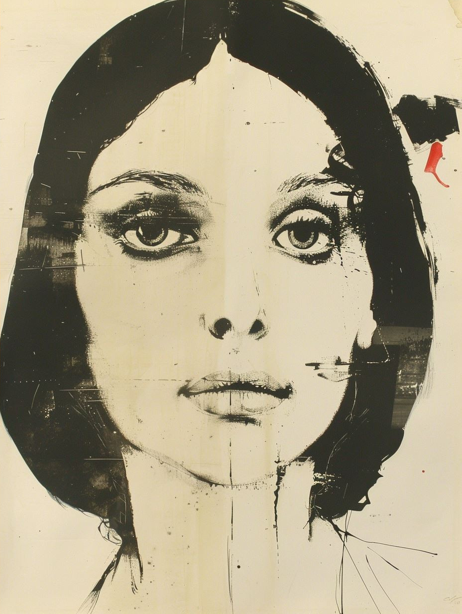 Abstract Fragmented Portrait Studies - Image 4