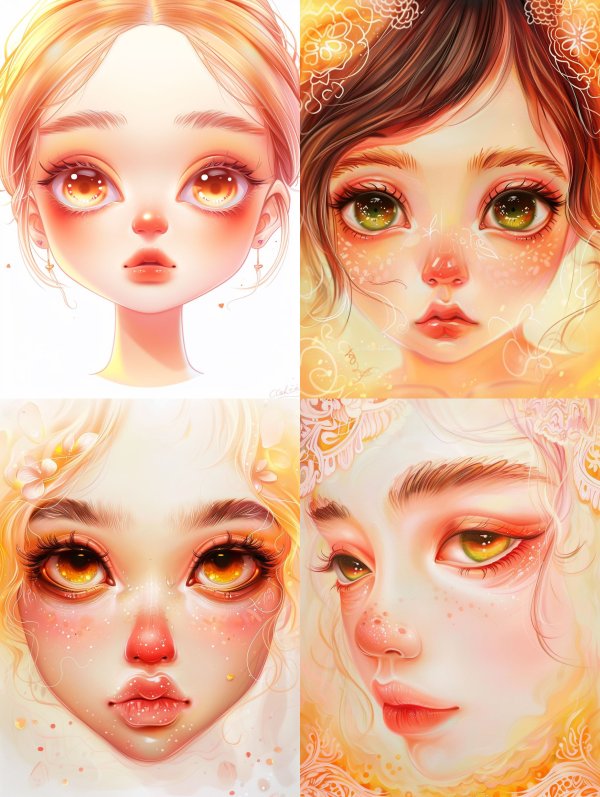 Golden Glow Ethereal Portraits