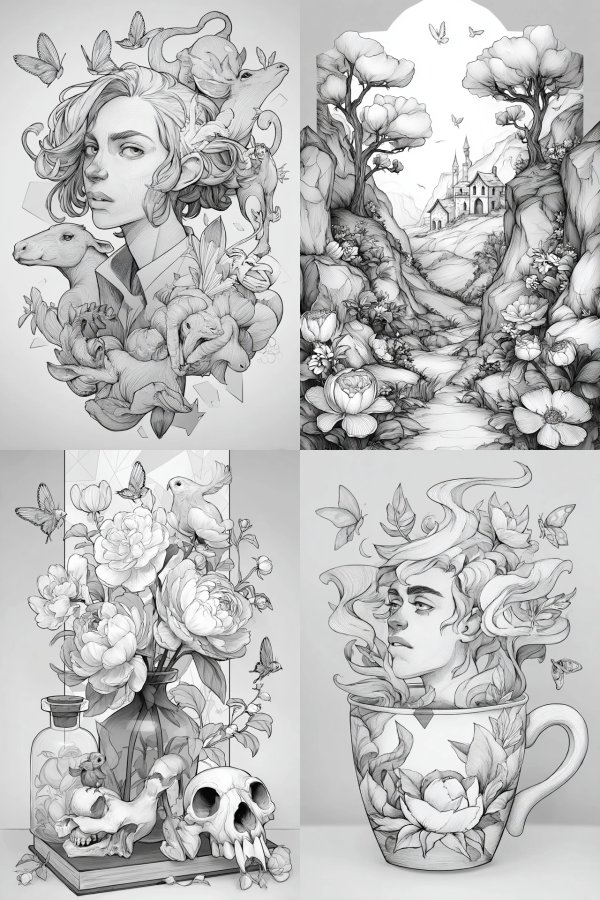 Ethereal Ink Dreamscape