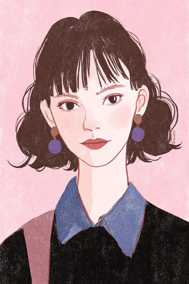 Pastel Urban Portrait - Image 1