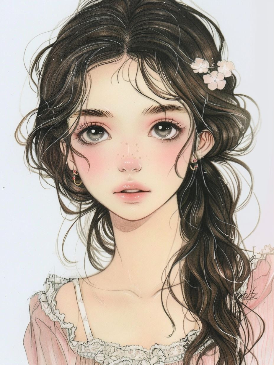 Ethereal Anime Portraits of Grace and Emotion - Image 1