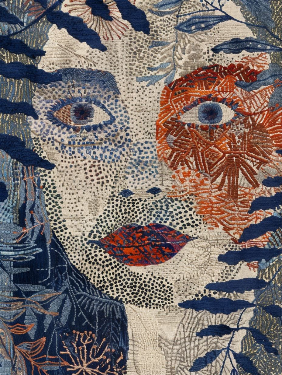 Woven Echoes of a Face - Image 1