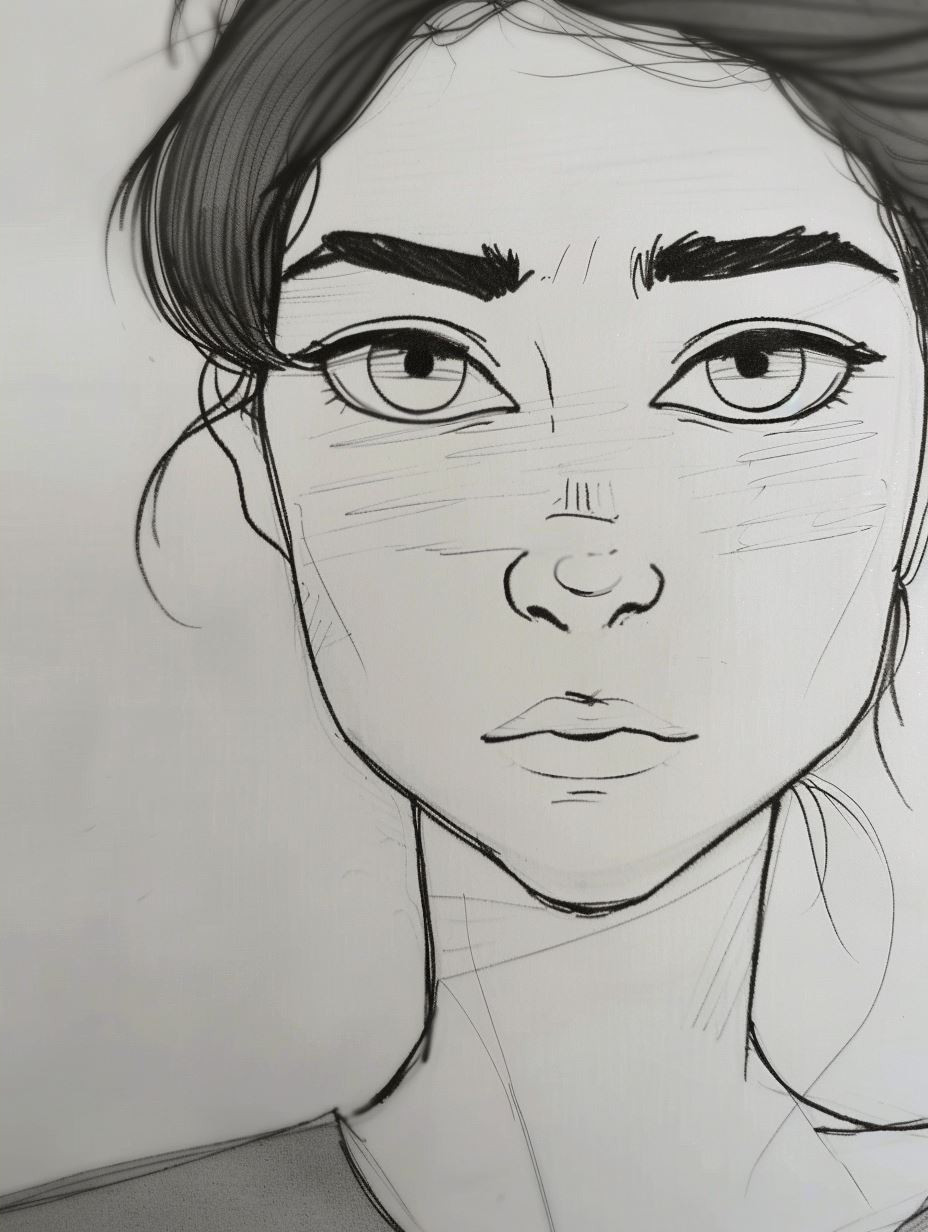 Ethereal Gaze: A Study of Female Portraits - Image 2